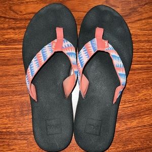 Teva Mush II Tuk Tuk Deep Sea Coral Blue Sandals